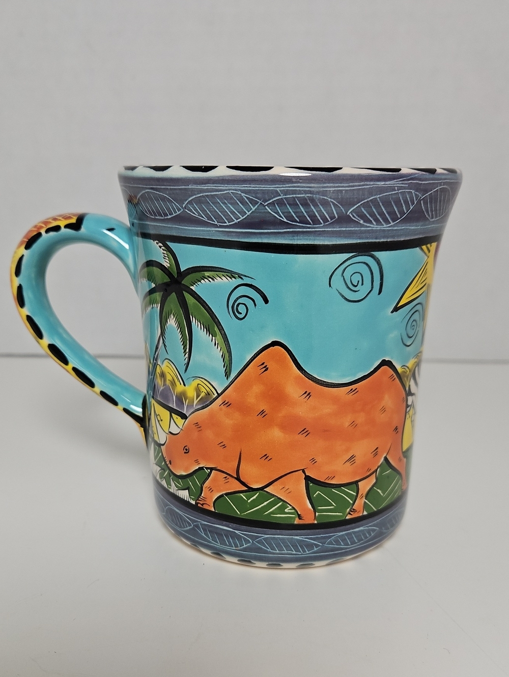 Handcrafted Penzo Zimbabwe Wildlife Mug